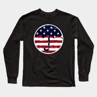 umbrella academy - american flag Long Sleeve T-Shirt